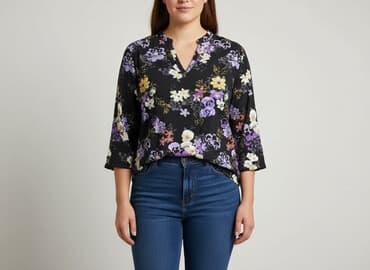 bluzka w kwiaty new yorker: Bluzka damska, rozmiar XL — 5