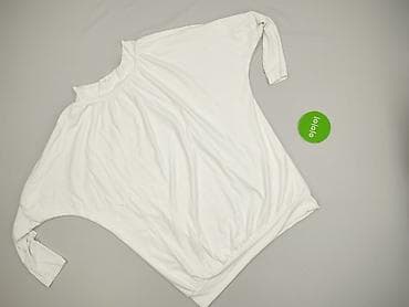 hermes biale klapki: Bluzka damska, rozmiar One size — 3