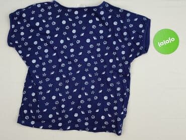 niebieskie sukienki plus size: Bluzka damska, rozmiar M — 3