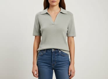 hm szary sweter: H&M, Sweter damski, rozmiar M — 6