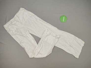 białe spodnie new yorker: BODY FLIRT, Spodnie materiałowe damskie, rozmiar M — 2