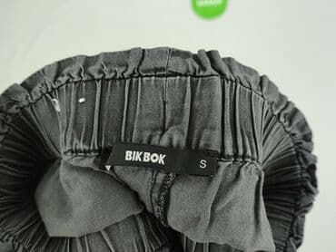szare szerokie jeansy: Bik Bok, Spodnie materiałowe damskie, rozmiar S — 4