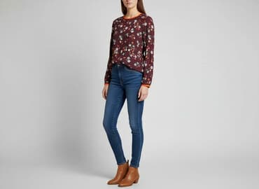 bluzka z długim rękawem tommy hilfiger damska: Clockhouse, Women's blouse, size S — 1