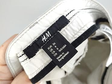 second online: H&M, Material trousers for women, size S — 4