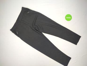 Women: Material trousers for women, size 4XL (EU 48) — 2