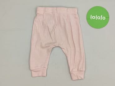 biale spodnie woskowane: Leggings, H&M, 0-1 month, condition - Very good — 3