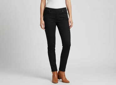 spodnie wrangler czarne: TOP Trends, Spodnie materiałowe damskie, rozmiar M — 9