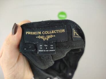 czarne skinny jeans: F&F, Jeansy damskie, rozmiar L — 4