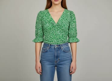 koszula z bufiastymi rękawami sinsay: Savida, Жіноча блуза, M — 8