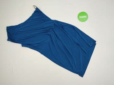 sukienki asymetryczna wieczorowa chabrowa: Sukienka damska, rozmiar S — 2