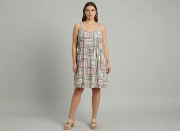 gotowe wykroje sukienek: Janina, Sukienka damska, rozmiar XL — 1