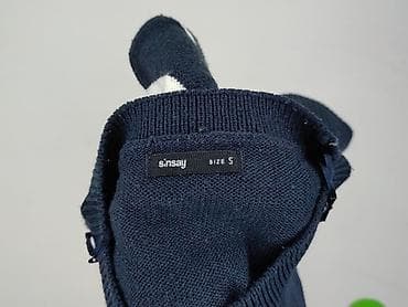 granatowa bluza pull and bear: Sinsay, Sweter damski, rozmiar S — 4