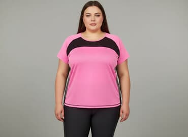 koszulki damskie na siłownię: T-shirt damski, rozmiar 4XL — 1