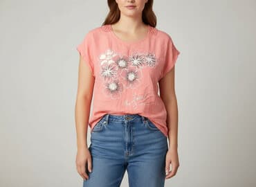 biała bluzka z haftem góralskim: Bluzka damska, rozmiar 2XL — 1