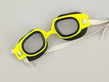 Masks & Glasses: Żółte okulary pływackie z przezroczystymi soczewkami, zaprojektowane z — 1