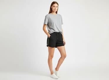 krótkie spodenki tech fleece: Volcano, Szorty damskie, rozmiar M — 7