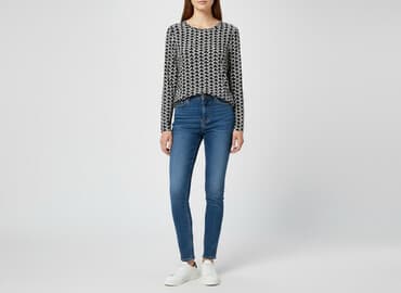 bluzka zebra h m: H&M, Bluzka damska, rozmiar M — 1