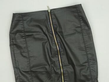 spódnice z eko skóry z kieszeniami: Clockhouse, Spódnica damska, rozmiar M — 1