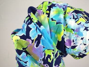 niebieska sukienka w kwiaty na wesele: Sukienka damska, rozmiar S — 5