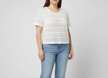 siateczkowy t shirty: H&M, Top damski, rozmiar 2XL — 1