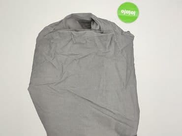 szare szerokie jeansy: AVENUE, Spodnie materiałowe damskie, rozmiar 2XL — 6