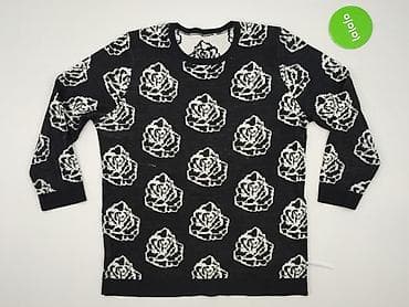 czarny sweter oversize: Sweter damski, rozmiar XL — 2