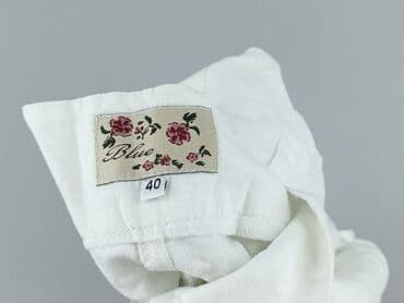 jasne buty: Blue, Spodnie 3/4 damskie, rozmiar L — 5