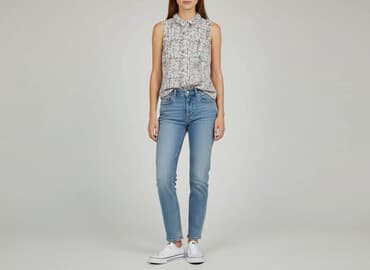 koszula niebieska hm: H&M Divided, Koszula damska, rozmiar XS — 7