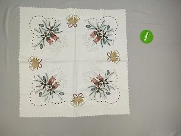 Дім і сад: Скатертина 73 x 73, колір - Білий, стан - Дуже гарний — 2