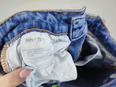 srebrne buty deichmann: Jeansy damskie, rozmiar S — 6