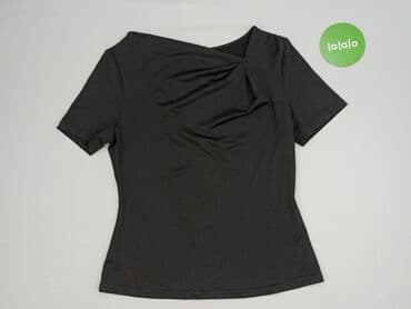 czarne bluzki plus size: Women's blouse, size L (EU 40) — 2