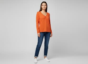 koszulki z długim rękawem damskie boss orange: Esmara, T-shirt damski, rozmiar L — 1
