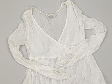 biała bluza pull bear: PULL&BEAR, Bluzka damska, S — 1