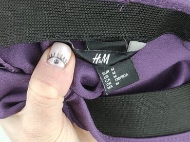 plisowane spódnico spodnie: H&M, Spódnica damska, M — 4