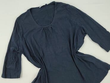 chabrowa bluzki plus size: Yessica, Bluzka damska, rozmiar 5XL — 1