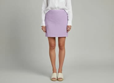 fioletowa spódnice ołówkowe: Women`s skirt, size L — 1