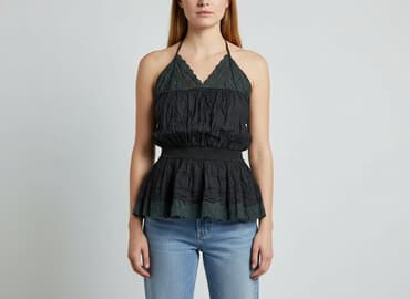 sandalki czarne ccc: Bluzka damska, rozmiar L — 7