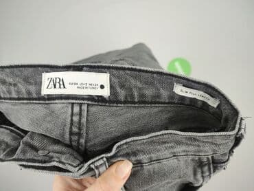 srebrne buty deichmann: Zara, Jeansy damskie, XS — 4