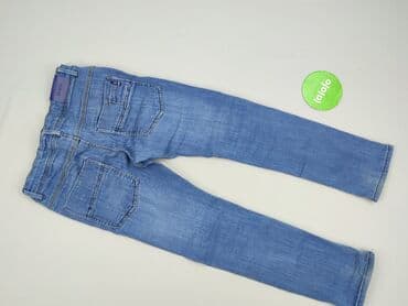 crop top boho: Spodnie jeansowe, Okaidi, 9 lat, 128/134, stan - Bardzo dobry — 3