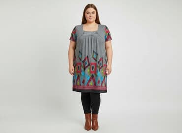 sukienki plus size tanio taffi: Sukienka damska, rozmiar 4XL — 1