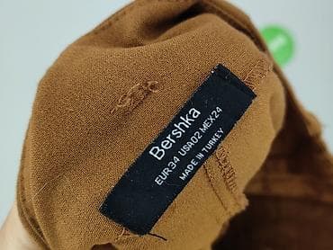 Ubrania damskie: Bershka, Spodnie materiałowe damskie, rozmiar 2XS — 4