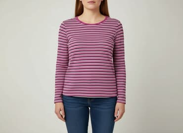 koszulka z długim rękawem w paski: Bonmarche, Bluzka damska, rozmiar XL — 6