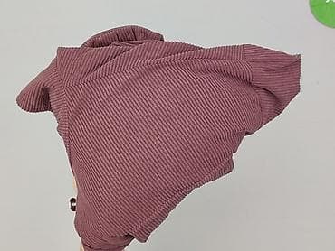 topomini kurtka: Krótka koszula/kurtka damska z prążkowanego materiału - Fason: crop — 5