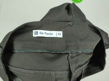 srebrne buty deichmann: Defacto, Spodnie materiałowe damskie, XL — 4