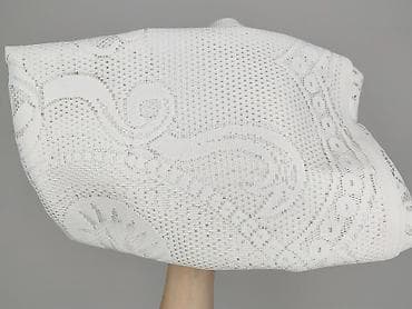 suszarka: Biała firana żakardowa – wzór roślinny - Klasyczna, biała firana z — 4