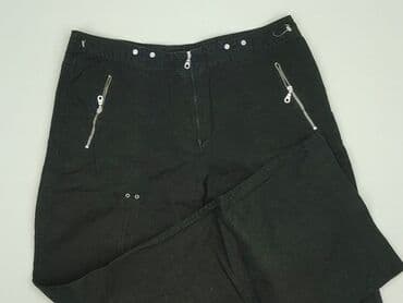 Material trousers for women, size M