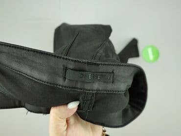 spódnice woskowana czarne: Diverse, Spodnie materiałowe damskie, rozmiar M — 4