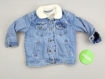 tanie cargo: Dziecięca kurtka jeansowa, 2-3 lat, 92-98 cm, stan - Idealny — 2