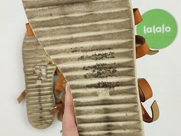 sandały skórzane z zakrytą piętą: Sandały damskie, rozmiar 42 — 5