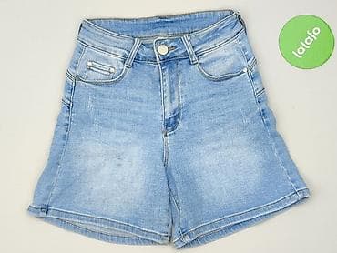 sprane jeansy: Szorty damskie, rozmiar XS — 2